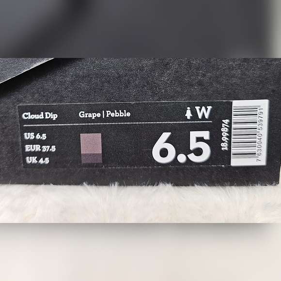On Running Women's Cloud Dip Shoes sz 6.5US/ 37.5EU GRAPE/PEBBLE (& Extra Laces) - Picture 11 of 12